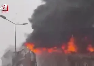 Tuzla'da korkutan fabrika yangını!