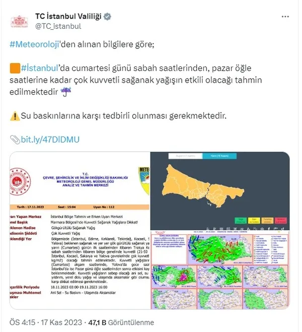 AFAD ve Meteoroloji uyardı! İstanbul'da sağanak ve fırtına bekleniyor... - 7