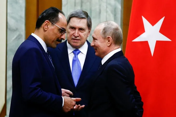 Erdoğan, Putin ve Ruhani zirvesinden kareler