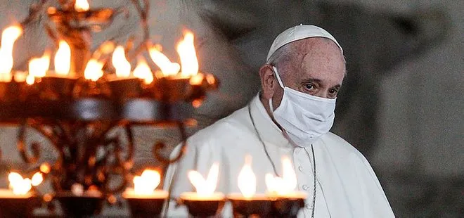 Papa Francis ilk kez maske ile görüntülendi