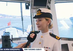 TCG İstanbul'un tek kadın subayı Almina Teğmen!