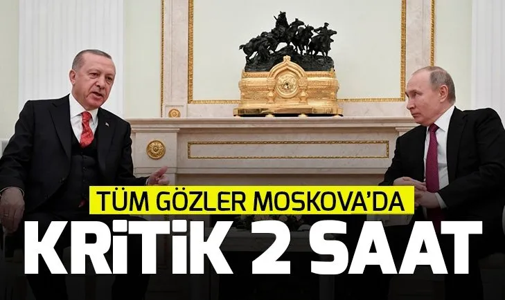 Son dakika: Erdoğan ile Putin Kremlin’de bir araya geldi