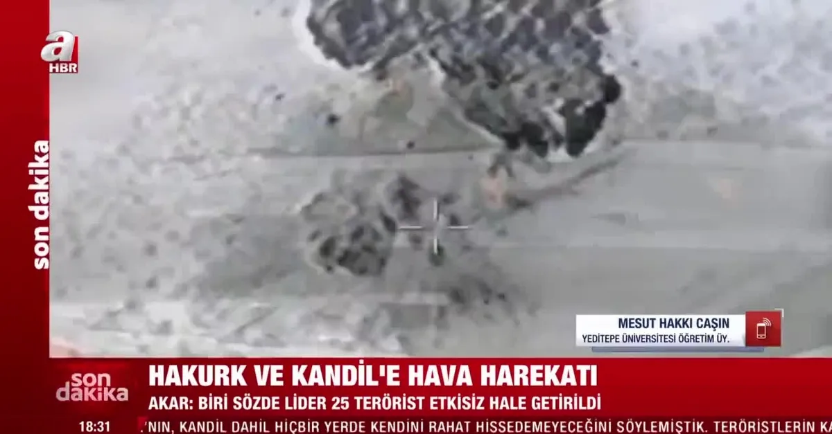 Hakurk ve Kandil vuruldu! Mesut Hakkı Caşın "Bu harekat mesajdır"