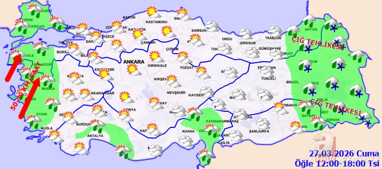 Ülke genelinde hava değişken: Bugün bahar, yarın sağanak! 14