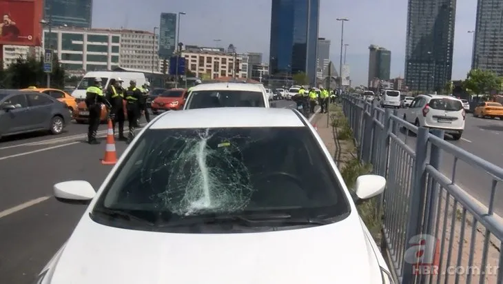 Beşiktaş'ta makas atan sürücü dehşet saçtı: 4 yaralı! 11 araç hasar gördü