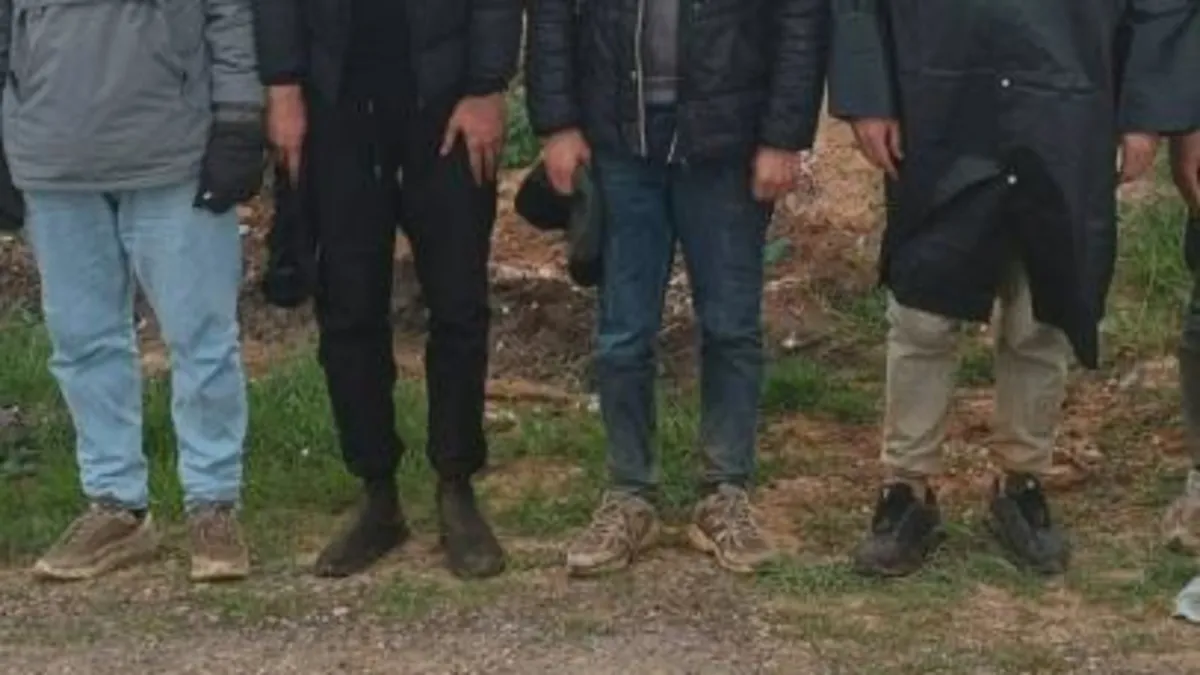 Edirne'de 14 düzensiz göçmen yakalandı