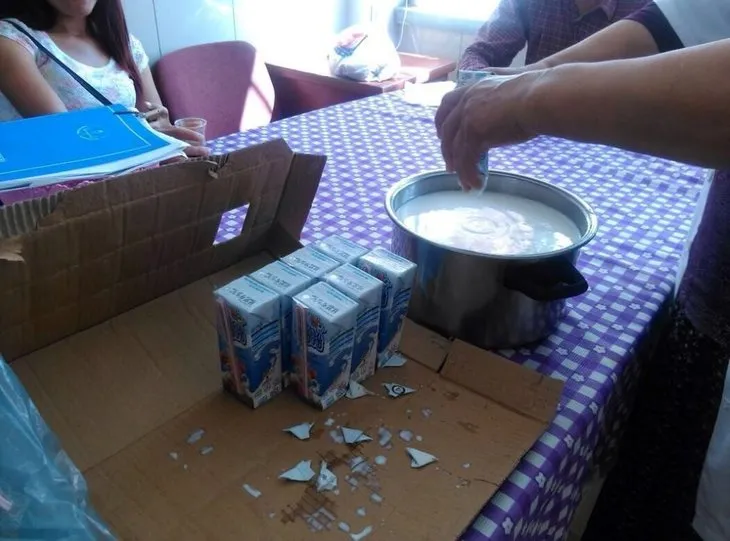 Okul sütü öğretmenlere yoğurt ve sütlaç oldu