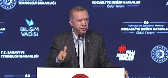 Son dakika: Başkan Erdoğan 3,5 yıllık aranın ardından İzmit’te! Kocaeli’ye Değer Katanlar Ödül Töreninde konuştu