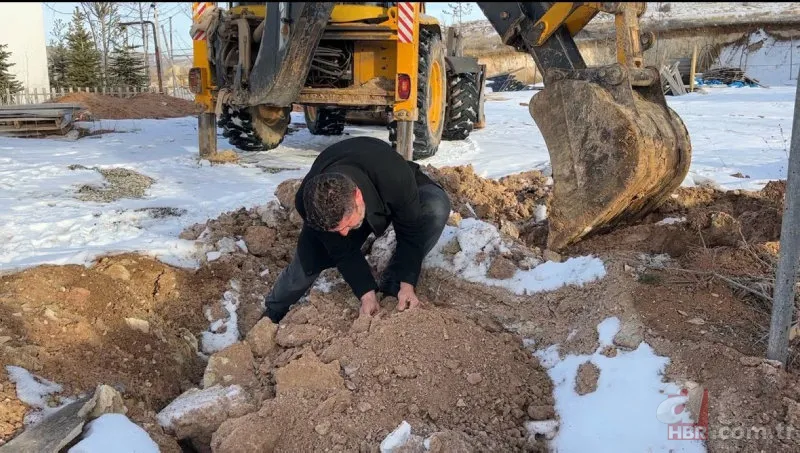 Su kanalı açarken “taş kalp” buldu! Görenler gözlerine inanamadı 2