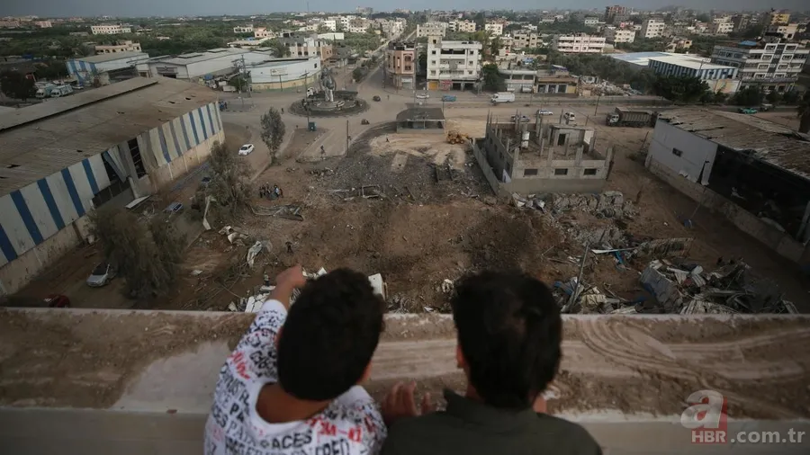 İsrail terörünün yıkımı gün ağarınca ortaya çıktı 2