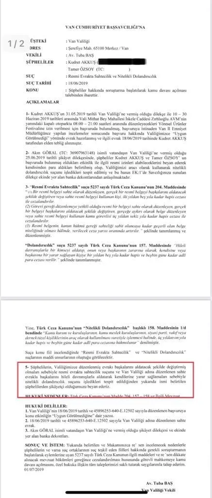 TÜGVA’ya yönelik iftira kampanyası yürüten Gelecek Partili Tamer Özsoy’un sahtekarlık vesikaları ortaya çıktı