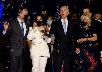 ABD'nin yeni başkanı Joe Biden zafer konuşması yaptı