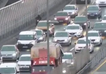 İstanbul'da sabah trafiği