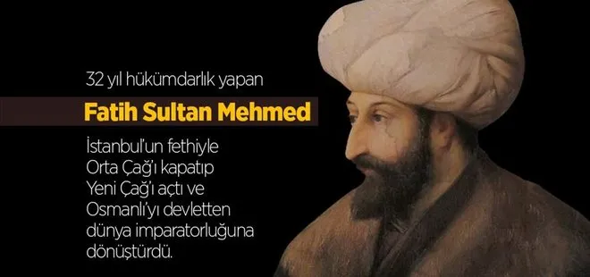 Çağ açıp çağ kapatan padişah: Fatih Sultan Mehmet
