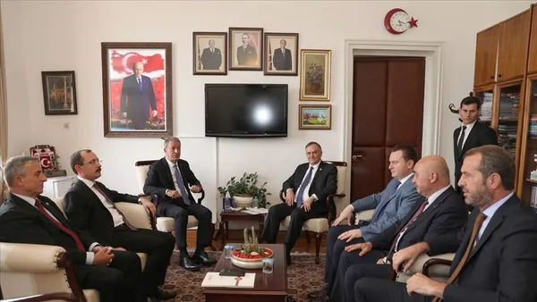 Bakan Hulusi Akar’dan MHP Grubuna ziyareti sonrası açıklama