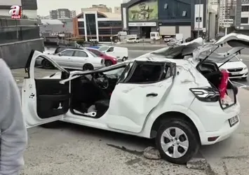 Beylikdüzü'nde feci kaza kamerada