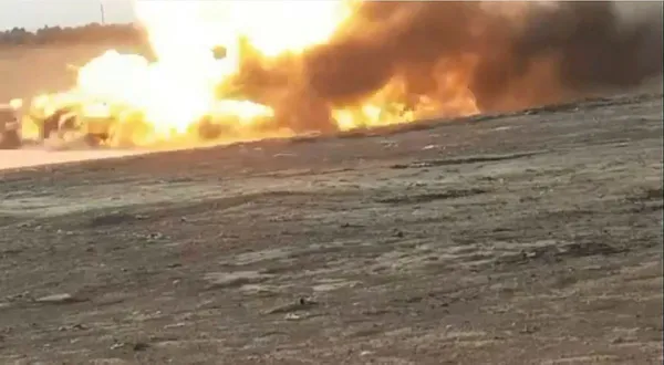 Son dakika: Suriye’de bomba yüklü kamyon imha edildi