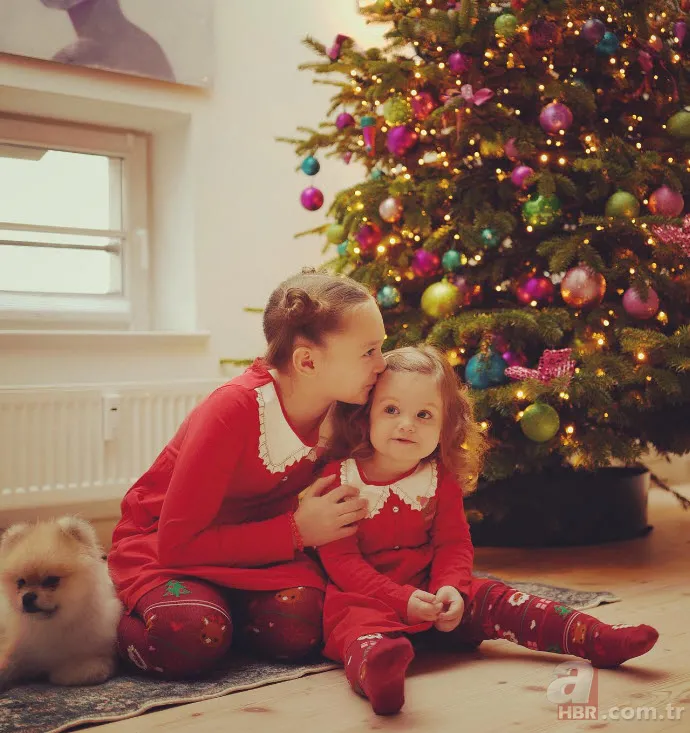 Meryem Uzerli kızlarını ardı ardına paylaştı yorum ve beğeni yağdı! Güzellikleri annelerinden miras 3