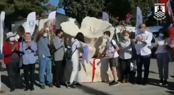 CHP’li Bodrum Belediyesi yine yaptı yapacağını! Ahmet Aras: Bu heykel için 2 yıl uğraştık