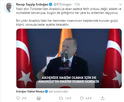 Son dakika: Tarihi zaferin 949. yılı! Başkan Erdoğan’dan Malazgirt’te önemli açıklamalar