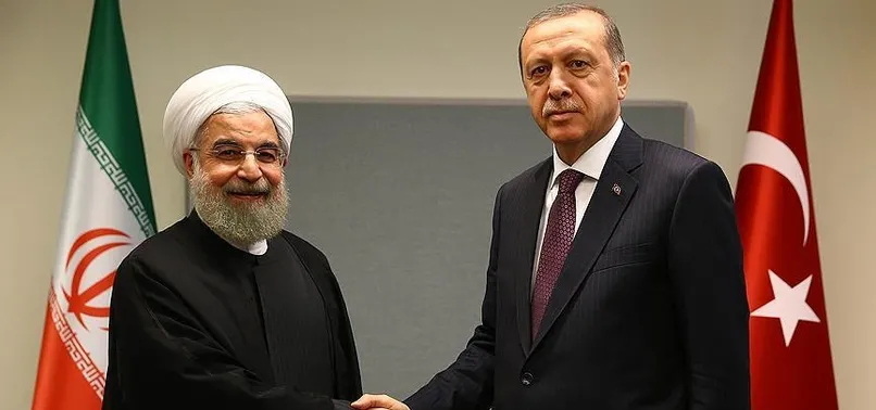 Erdoğan İran Cumhurbaşkanı Ruhani ile görüştü