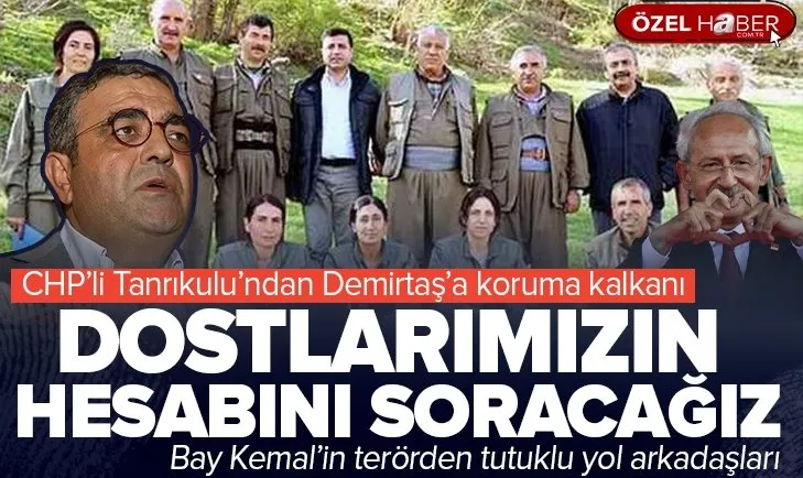 CHP’lilerden Selahattin Demirtaş’a koruma kalkanı! CHP’li Sezgin Tanrıkulu tehdit etti: 14 Mayıs’ta dostlarımız için hesap soracağız