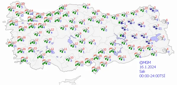 1705319679864.png Sağanak yağış ve kar geliyor! Meteoroloji'den çok sayıda ile son dakika uyarısı! İstanbul Ankara İzmir hava durumu... - 8