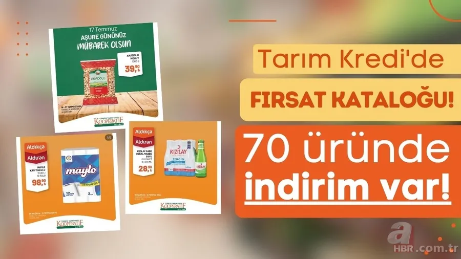 Tarım Kredi Market'te fırsat kataloğu geldi! 70 üründe indirim var: Gül suyu 47.90, buğday 18.50 TL, TK antep fıstığı 187,90 TL 1