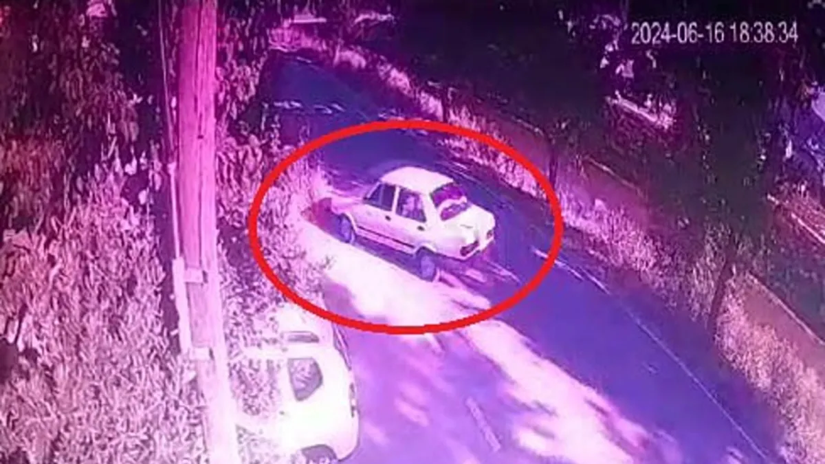 Bayram ziyaretine giderken böyle dereye uçtu