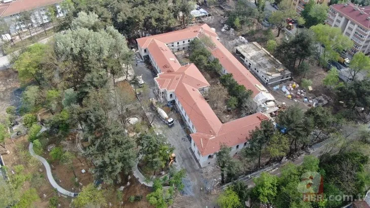 Tarihi Hadımköy Askeri Hastanesi’nde restorasyon çalışmaları devam ediyor
