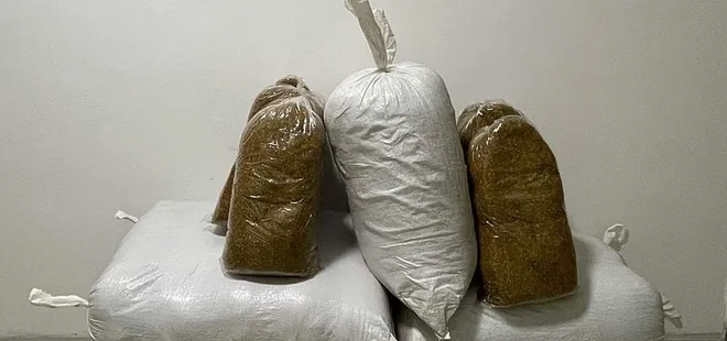 Yolcu otobüsünde 230 kilogram kaçak tütün yakalandı