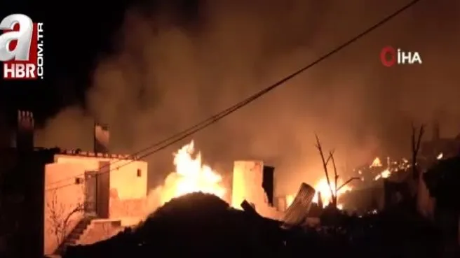 Kastamonu'da feci yangın! 15 ev alevlere teslim oldu! Köyde korkunç manzara
