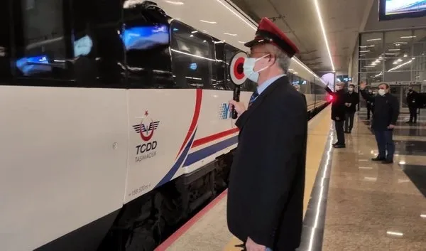 Son dakika: Ankara-Sivas YHT hattının performans testlerini yapacak tren yola çıktı