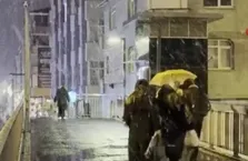İstanbul’da beklenen kar başladı!