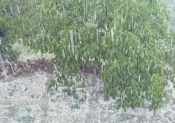 Çankırı’da dolu yağışı etkili oldu