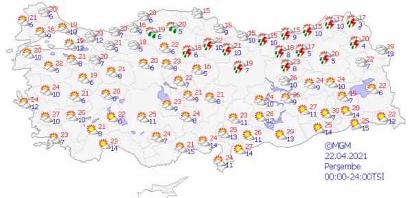 1618762821567.png Bu hafta hava durumu nasıl olacak? Meteoroloji açıkladı! - 6