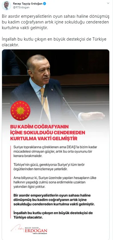 Son dakika: Başkan Erdoğan’dan AK Parti Grup Toplantısı’nda önemli açıklamalar