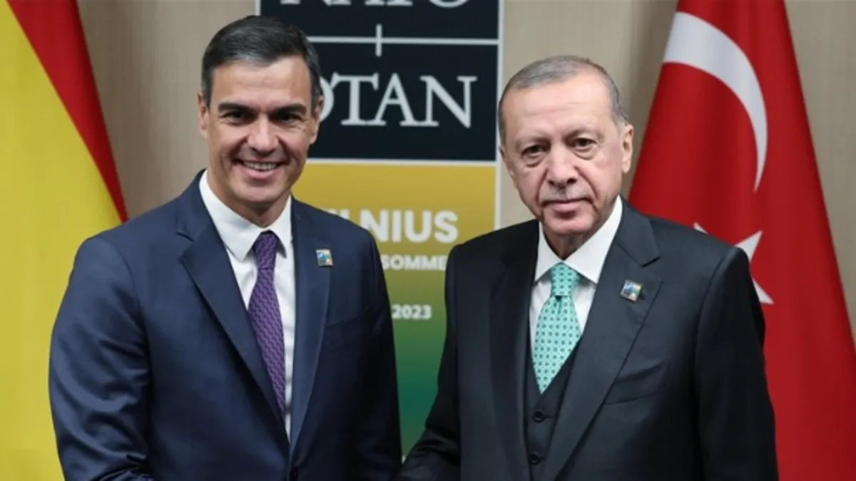 Başkan Erdoğan İspanya Başbakanı Sanchez ile görüştü!