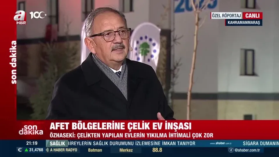 Çevre Bakanı Özhaseki A Haber’de!