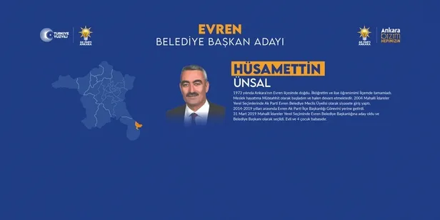 Ankara Çubuk, Elmadağ, Evren Belediye Başkan adayı kim oldu? 31 Mart 2024 AK Parti-MHP Cumhur İttifakı Ankara ilçe belediye başkan adayları - 5