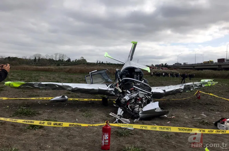 Son dakika: İstanbul Büyükçekmece'de eğitim uçağı düştü! A Haber olay yerinde 23