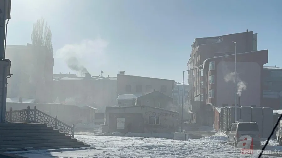 Baharı beklerken termometreler eksi 25'i gördü: Türkiye’nin en soğuk ilçesi buz kesiyor 7