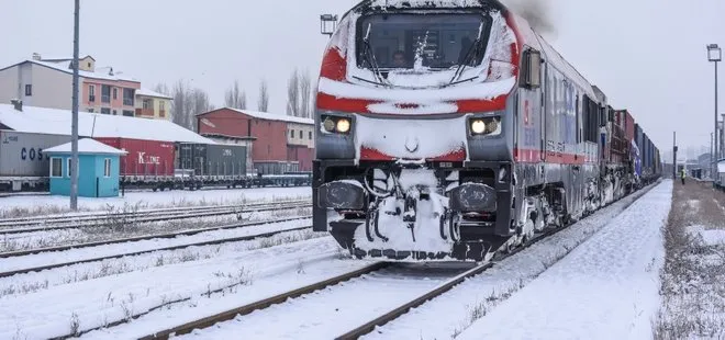 Çin treni nerede | Çin treni ne taşıyor | 2600 adet buzdolabı yerine ulaştı