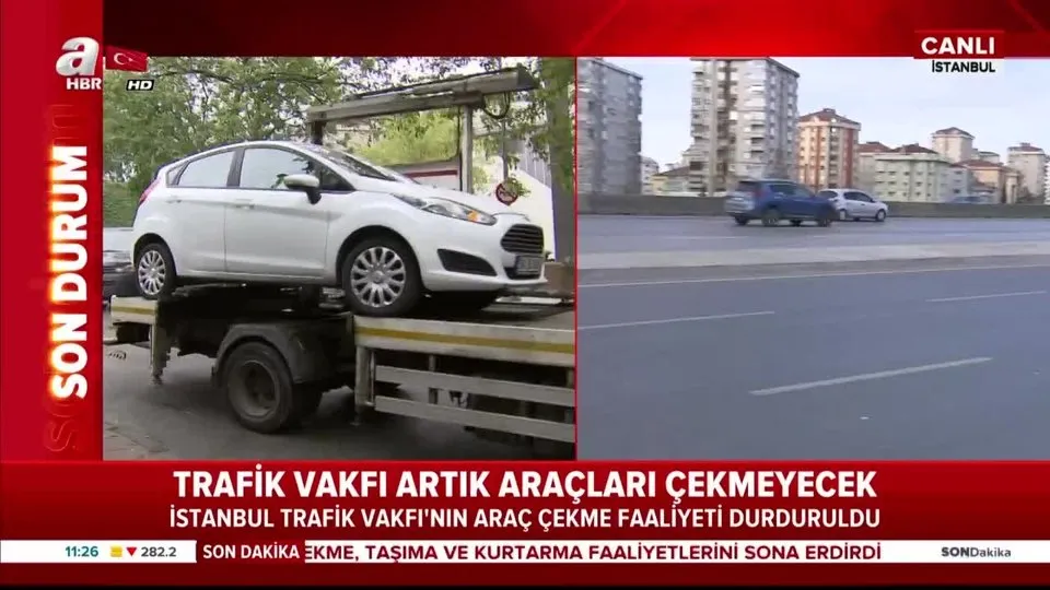 Istanbul Trafik Vakfi Nin Arac Cekme Faaliyeti Durduruldu Ahaber Son Dakika Video Izle