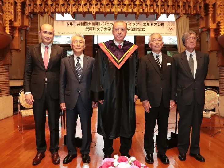 Başkan Erdoğan Japonya'da çay seremonisine katıldı