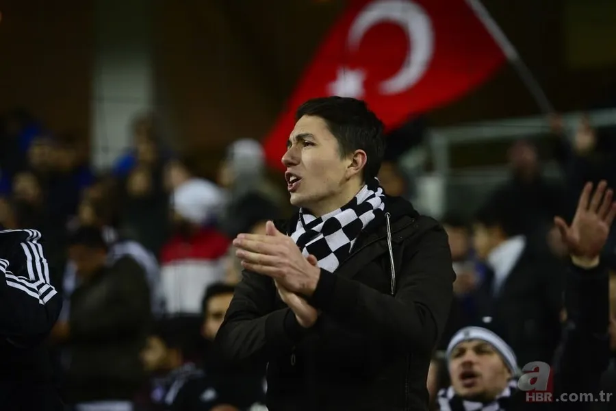 Lokomotiv Moskova - Beşiktaş maçından kareler 9