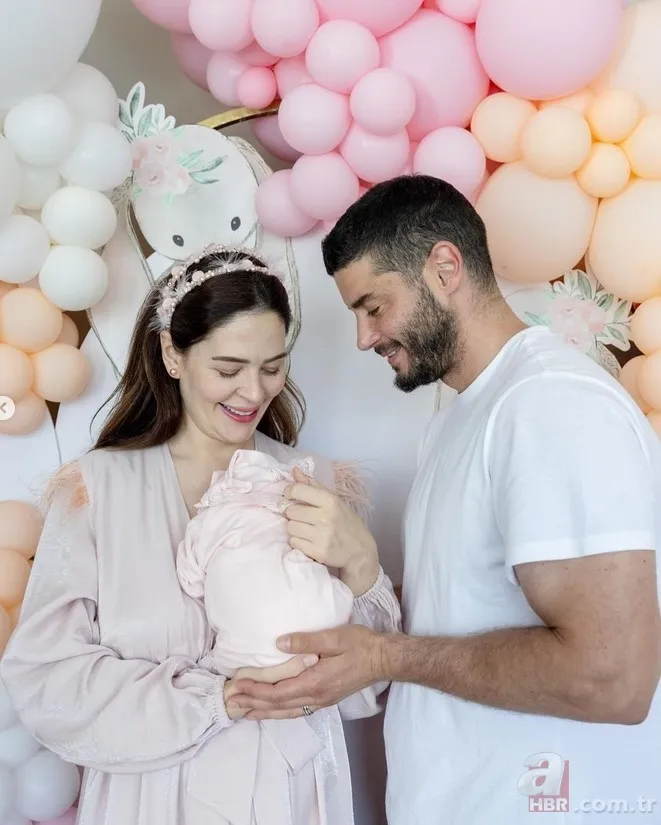 Kuruluş Osman'ın Malhun Hatun'uydu! Yıldız Çağrı Atiksoy ve Berk Oktay yeni doğan kızlarını ilk kez paylaştı! 6