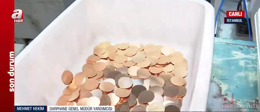 Çeyrek altına yoğun talep! A HABER altınların basıldığı DARPHANE'de: Üretimde artış var 12