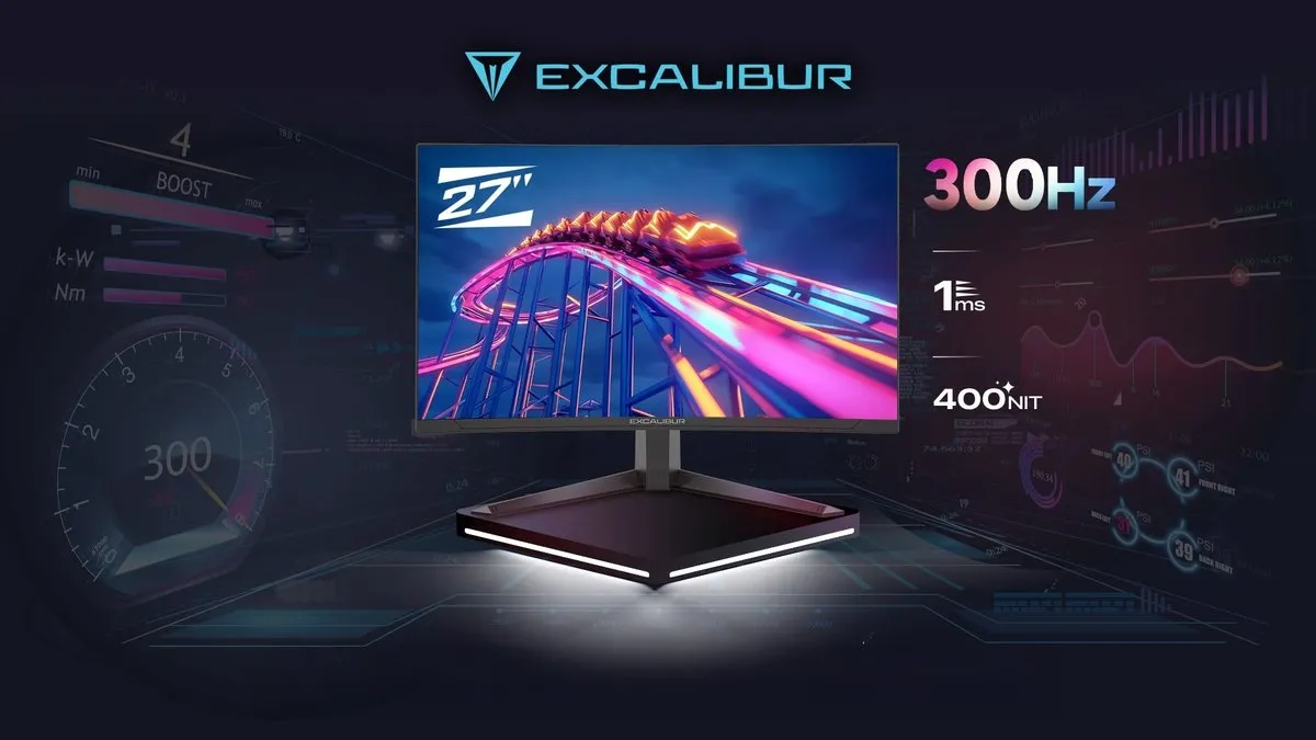 Oyun Dünyasında Yeni Seviye: 300Hz Excalibur 27’’ Gaming Monitör ile Tanışın