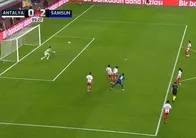 Samsunspur Moundilmadji'nin attığı golle skoru 2-0 yaptı